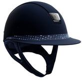 Miss Shield Blue Shadowmatt - Shadowmatt Blue Top - Blue Alcantara Sparkling Frontal Band - Blazon Chrome Black - Trim Mat Blue